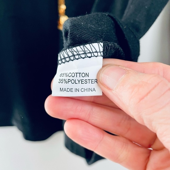 NWT Naggoo Gold Sequin Snowflake Top Animal Cheetah Print Details Large - Picture 4 of 8